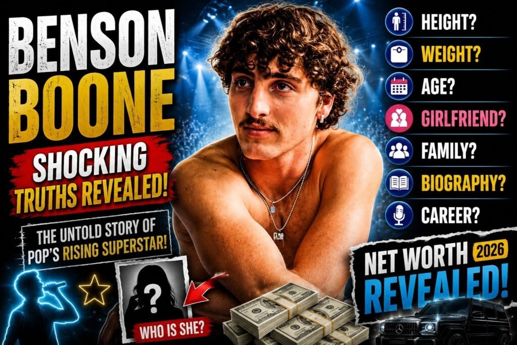 Benson Boone: Biography, Age, Family, Songs, Career and Net Worth