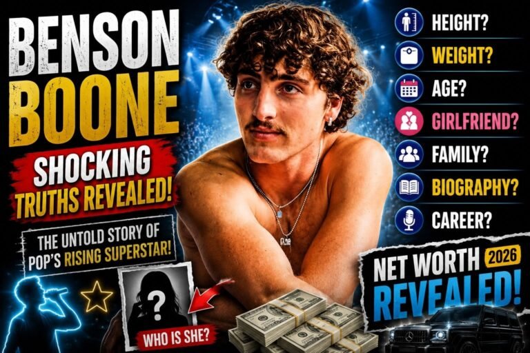 Benson Boone: Biography, Age, Family, Songs, Career and Net Worth